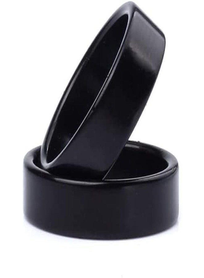 blue-ther Black Magic PK Ring Coin Magic Tricks Props Finger Decoration Magician Ring Illusion Gimmick Accessories (18 mm) (20 mm) - Image 4